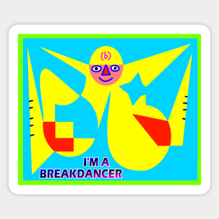 Breakdancer Sticker